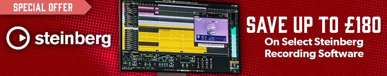 Save up to £180 on Cubase DAW software - Andertons Music Co.