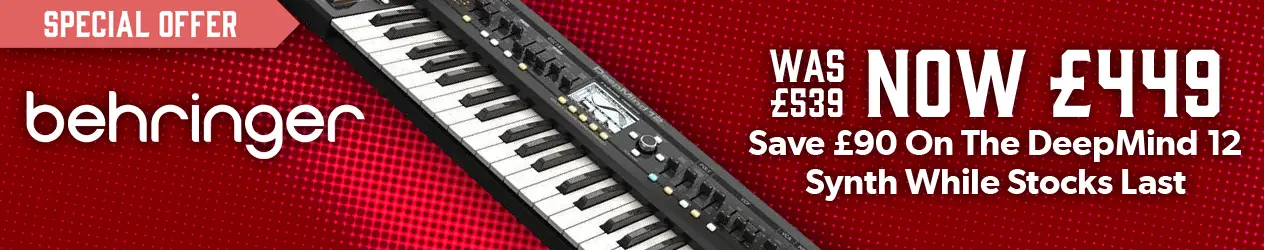 £90 off the Behringer Deepmind 12 synth - Andertons Music Co.