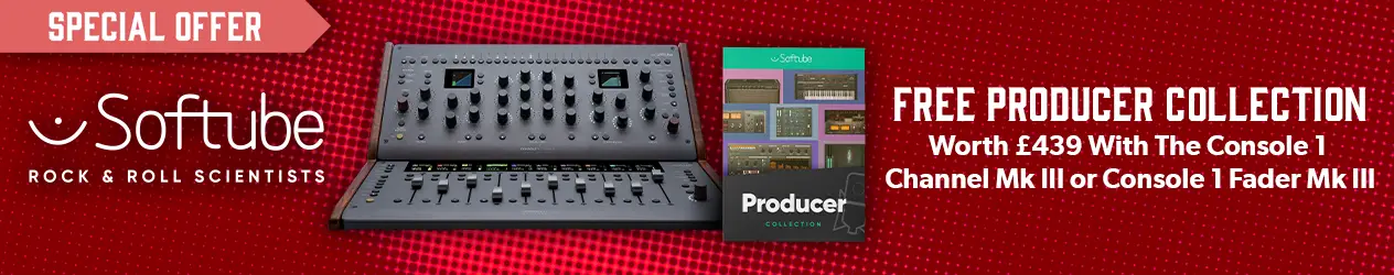 Special Offer - Softube Free Producer Collection With Console 1 - Andertons Music Co.