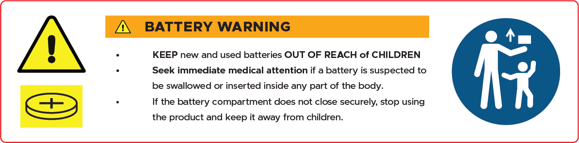 Coin Battery Warning