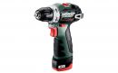 METABO Akku-Bohrschrauber PowerMaxx BS BL (601721500); Kunststoffkoffer; 12V 2x2Ah Li-Power + LC 40 Thumbnail 2