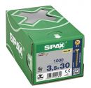 SPAX Universalschraube, 3,5 x 30 mm, 1000 Stück, Vollgewinde, Senkkopf, Kreuzschlitz Z2, 4CUT, YELLOX - 1081020350305 Thumbnail 5
