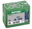 SPAX Universalschraube, 4 x 30 mm, 200 Stück, Vollgewinde, Senkkopf, T-STAR plus T20, 4CUT, WIROX - 1191010400303 Thumbnail 5