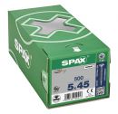 SPAX Universalschraube, 5 x 45 mm, 500 Stück, Vollgewinde, Senkkopf, T-STAR plus T20, 4CUT, WIROX - 1191010500455 Thumbnail 3