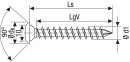 SPAX Pfostenschraube, 8 x 50 mm, 10 Stück, Vollgewinde, Zentrierkopf, T-STAR plus T40, CUT-Spitze - 4357189800502 Thumbnail