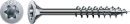 SPAX Universalschraube, 6 x 90 mm, 100 Stück, Teilgewinde, Senkkopf, T-STAR plus T30, 4CUT, WIROX - 0191010600903 Thumbnail 1