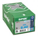 SPAX Vis en acier inoxydable, 6 x 40 mm, 200 pièces, filetage complet, tête fraisée, T-STAR plus T30, 4CUT - 1197000600403 Thumbnail 5