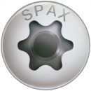 SPAX Vis universelle acier inoxydable A2 ,4 x 50 mm,200 Stk. - Carton XL Thumbnail 3