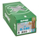 SPAX HI.FORCE, 8 x 140 mm, 50 pièces, filetage partiel, tête plate, T-STAR plus T40, 4CUT, acier inoxydable A2 - 0257000801405 Thumbnail 4