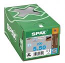 SPAX Terrassenschraube, 5 x 50 mm, 200 Stück, Fixiergewinde, Zylinderkopf, T-STAR plus T25, CUT-Spitze antik - 0537900500503 Thumbnail