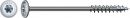 Spax HI.FORCE, 6 x 100 mm, 24 unités, Filetage partiel, Tête disque, T-STAR plus T30, 4CUT, WIROX - 4251010601007 Thumbnail 1