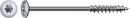 SPAX HI.FORCE, 6 x 180 mm, 20 pièces, filetage partiel, tête plate, T-STAR plus T30, 4CUT, WIROX - 4251010601812 Thumbnail 1