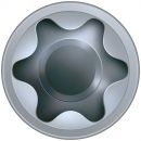 SPAX IN.FORCE, 6 x 100 mm, 30 Stück, Vollgewinde, Zylinderkopf, T-STAR plus T30, 4CUT, WIROX - 4211010601007 Thumbnail 3