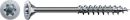 SPAX Holzbauschraube, 8 x 260 mm, 50 Stück, Teilgewinde, Senkkopf, T-STAR plus T40, 4CUT, WIROX - 0191010802605 Thumbnail 1