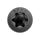SPAX Universalschraube, 4 x 16, Vollgewinde, Senkkopf, T-STAR plus T20, 4-CUT, Schwarz verzinkt, 25 Stück - 4191040400161 Thumbnail 2