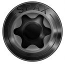 SPAX Fassadenschraube, 4 x 45 mm, 100 Stück, Teilgewinde, Linsensenkkopf, CUT-Spitze, Edelstahl A2 BLAX - 0467040400453 Thumbnail 2