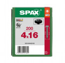 SPAX Universalschraube, 4,0 x 16, Vollgewinde, Halbrundkopf, T-STAR plus T20, 4CUT, BLAX, 200 Stück - 0201040400163 Thumbnail 3