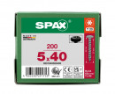 SPAX Universalschraube, 5,0 x 35, Vollgewinde, Halbrundkopf, T-STAR plus T20, 4CUT, BLAX, 200 Stück - 0201040500403 Thumbnail 3