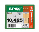 SPAX Holzbauschraube, 10 x 425 mm, 25 Stück, Teilgewinde, Tellerkopf, T-STAR plus T50, 4CUT, WIROX, - 0251011004255 Thumbnail 5