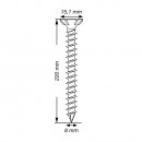 SPAX Holzbauschraube, 8 x 220 mm, 50 St, Vollgewinde, Senkkopf, T-STAR plus, CUT-Spitze, Edelstahl rostfrei A2 - 1207000802205 Thumbnail 4