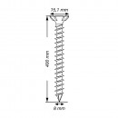 SPAX Holzbauschraube, 8 x 400 mm, 50 St, Vollgewinde, Senkkopf, T-STAR plus, CUT-Spitze, Edelstahl rostfrei A2 - 1207000804005 Thumbnail 4