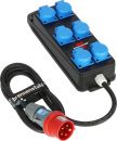 Brennenstuhl Portabler Stromverteiler BSV P 6x 230V/16A Steckdosen, CEE 400V/16A Stecker, 2m H07RN-F5G2,5 - 1151480010 Thumbnail 1