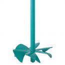 COLLOMIX Rührer LX 70 S türkis, Rührer mit Kunststoffrührkorb, Schaft verzinkt - 40030-000 Thumbnail 1