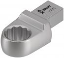Wera 7771 Einsteck-Ringschlüssel, 9x12 mm, 9x12 x 18 x 44 mm - 05078631001 Thumbnail 1