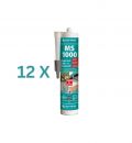 HOTREGA 12 x MS 1000 High-Tech Kleb- und Dichtstoff 290 ml (grau) (Vorteil-Set) Thumbnail 1