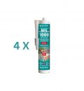 HOTREGA 4 x MS 1000 High-Tech Kleb- und Dichtstoff 290 ml (transp.) (Vorteil-Set) Thumbnail 1