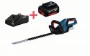 Bosch Heckenschere Bosch GHE 18V-60 inkl. 5 AH Bosch-Akku und Ladegerät 06008C9000A Thumbnail 1