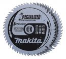 MAKITA Sägeblatt-Set Efficut 2er Set 165 mm/1,45 mm/20 mm/56 Zähne (B-57336-2) Thumbnail 1