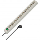Brennenstuhl Eco-Line Schalter 10-fach lichtgr. 3m Thumbnail 1