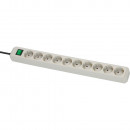 Brennenstuhl Eco-Line Schalter 10-fach lichtgr. 3m Thumbnail 2