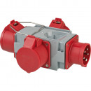 Brennenstuhl Kreuzverteiler CEE400V/16A 3-fach (Stecker CEE + 3x Steckdosen CEE) - 1081640 Thumbnail 2