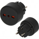 Brennenstuhl Travel Adapter Italien/Schutzkontakt Thumbnail 1
