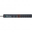 Brennenstuhl Secure-Tec 19500A 8-fach, Master-Slave-Funktion, 3m Thumbnail 2