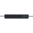 Brennenstuhl Eco-Line Comfort Switch Steckdosenleiste 6-fach ant Thumbnail 2