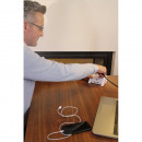 Brennenstuhl Desktop-Power USB-Charger mit 2 USB Ladebuchsen 2100mA 2-fach weiß poliert 1,8m H05VV-F 3G1,5 - 1153520222 Thumbnail 3
