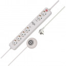 Brennenstuhl Eco-Line Comfort Switch PlusSteckd.leiste 6-fach weiss 1,5m permanent, Hand-/Fußschalter - 1159560216 Thumbnail 1