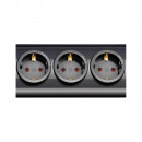 Brennenstuhl Primera-Tec Comfort Switch Plus 19.500A Überspann.schutz-Steckdosenleiste 7-fach schwarz 2m - 1153300467 Thumbnail 2