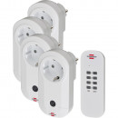 Brennenstuhl Comfort-Line Funkschalt-Set 4x IP20 - 1507050 Thumbnail 1
