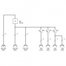 Brennenstuhl Wandverteiler 4/16A IP44 3x LS 230V/16 A, 1xFI 40 A 4-polig 30mA - 1154890010 Thumbnail 3