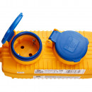 Brennenstuhl Baustellenkabel IP54 mit Powerblock 5m schwarz H07RN-F3G1,5 - 1169200010 Thumbnail 3