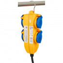 Brennenstuhl Baustellenkabel IP54 mit Powerblock 5m schwarz H07RN-F3G1,5 - 1169200010 Thumbnail 4