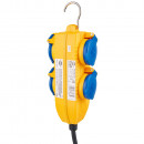 Brennenstuhl Baustellenkabel IP54 mit Powerblock 5m schwarz H07RN-F3G1,5 - 1169200010 Thumbnail 5
