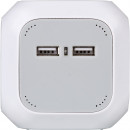 Brennenstuhl Steckdosenwürfel 4fach + USB 1,4m (H05VV-F3G1,5) - 1150100 Thumbnail 3