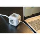 Brennenstuhl Steckdosenwürfel 4fach + USB 1,4m (H05VV-F3G1,5) - 1150100 Thumbnail 6
