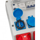 Brennenstuhl Wandverteiler 4/32 IP44 4x LS 230V/16 A, 1xLS 400V/16 A, 1xFI 40 A 4-polig 30mA - 1154890020 Thumbnail 4