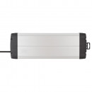 Brennenstuhl Premium-Alu-Line Technik Steckdosenleiste 12-fach Duo schwarz 3m H05VV-F 3G1,5 6-fach schaltb. - 1391000912 Thumbnail 4